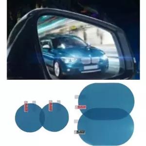 (사이즈 타원형)차량용 사이드미러 김서림방지 방수 코팅 필름 2P