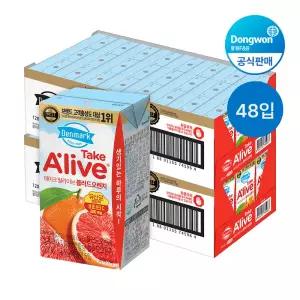 [롯데백화점]동원에프앤비 덴마크 테이크얼라이브 블러드오렌지 120ml 48개