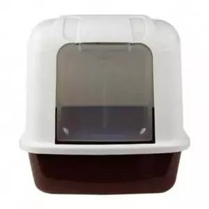 고양이 졸리 후드형 화장실 브라운 1P 반려묘 토일렛-WD4D7B5