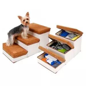 애견스텝 3단 애견계단 강아지 고양이 반려동물 논슬립 스텝