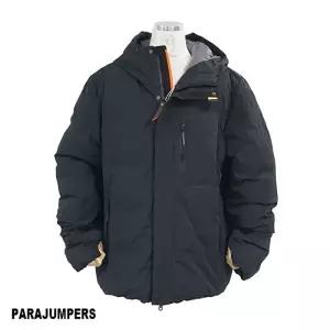 파라점퍼스 남성 타이가 숏 패딩 다운 후드자켓 블랙 24WMPMJKSS010541