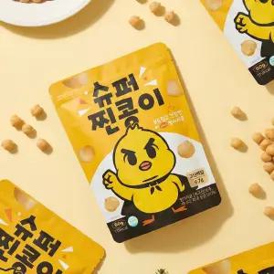 국내제조 슈퍼 찐콩이 60g*10개입 촉촉한 삶은 병아리콩 단백질 간식