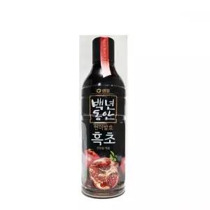 백년동안흑초 샘표 산수유_석류 900ml