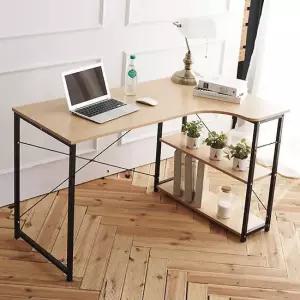 L형 책상 코너 ㄱ자 코너형 기역자 모서리 서재테이블 원목책상 거실책장 공부책상