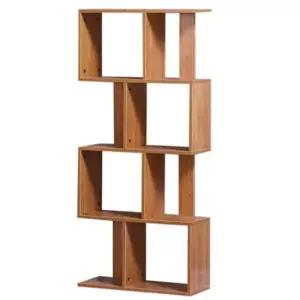 인테리어 책장 4단 퍼즐 책장 무늬목 우드책장 DIY 거실책장 3단책장 5단책장 서재책장