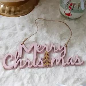 핑크색 크리스마스 걸이 장식 벽데코 트리장식 용품 크리스마스파티용품