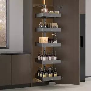 튜티 바흐 5단 풀아웃 팬트리롤 바스켓