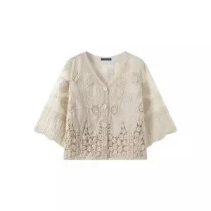 [탱커스]플라워 레이스 펀칭 썸머 가디건 TY2CD016L0 _P421726047