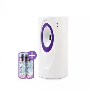 자동 분사기 디스펜서 액상 방향제 보라 건전지 포함 세트