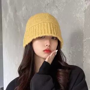 뜨랑 니트 버킷햇 비니 벙거지모자 니트모자 챙모자 겨울모자 가을모자 방한모 비니모자 털모자