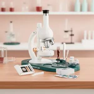 탑브라이트 사이언스캔 현미경 1600배 고배율 광학현미경 확대경 초등 휴대폰촬영 과학실험