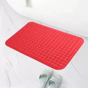 타일흡착 매트 욕실 실리콘 깔판 레드