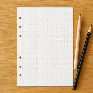 채움 6공 리필 속지 A5 다이어리용지 135매 WFLOVDZ