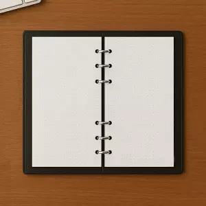 채움 6공 리필 속지 다이어리 교체용 180매 A6 WFLOVE0