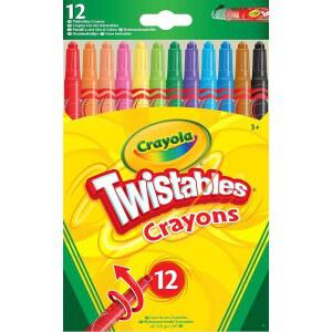 크레욜라 트위스터블 크레용, 12팩 - 멀티컬러