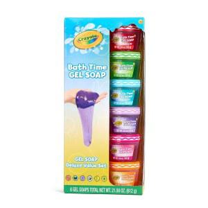 크레욜라 배스 타임 슬라임 6종 세트, / 컬러 비누, 멀티 포함: 있는 그린, 레드, 각 일관성이 오렌지 블루, 비누 6팩 퍼플, 색상 3.6온스, 질감과 핑크,