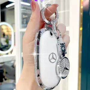 벤츠 키케이스 C118 신형 합금 소가죽 W206 고급 키링 W177 큐빅 키커버