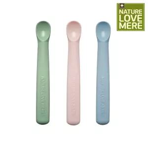 네이쳐러브메레 실리콘 이유식 스푼 1개+1개+1개, 총 3개
