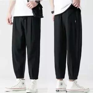 남자 배기팬츠 조거팬츠 오버핏 허리밴딩 패션스타일 (HSJ-W95B096)