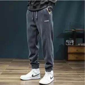 착용감 편한 허리 밴딩 코듀로이 소재 기모 남성 바지 (HSJ-WFG6BHW)