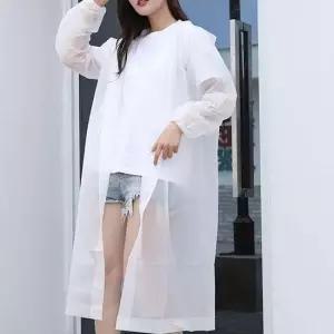 데일리 비오는날 EVA 다회성 남여공용 레인코트 비옷