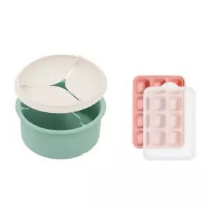 에디슨 실리콘 찜기 큐브 세트 토핑 후기 밥솥 이유식 BNS