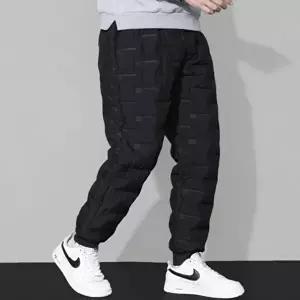 패딩바지 밴딩 패딩조거팬츠 남성 겨울 털 방한팬츠 (HSJ-WCEE456)