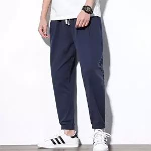 남성 5컬러 여름 조거바지 밴딩린넨조거팬츠 9부 배기 (HSJ-WCEE46B)