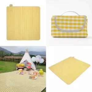 ( )방수돗자리 140x150cm 옐로 해수욕장돗자리 한강돗자리 바다돗자리 방수매트
