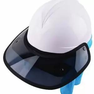 ( )안전모 썬캡 햇빛가리개 일체형 자외선차단막 안전모차양 안전모챙