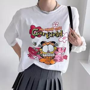 빅사이즈 604 꿀벌가필드그래픽티셔츠 DLIU575