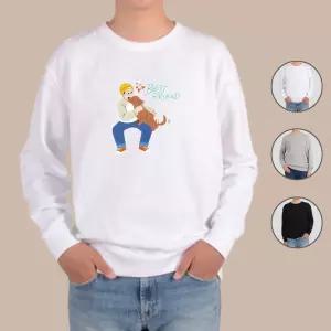 맨투맨 전색상 디어마이펫 하트 하트 프린트셔츠 Osd6+3aEw