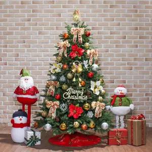 180cm 카니발 골드레드 전나무 풀세트트리가게홍보