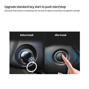 이지가드 패시브 키리스 엔트리 원격 중앙 잠금 시스템 스타트 스톱 버튼 고 롤링 코드 시동기 센서