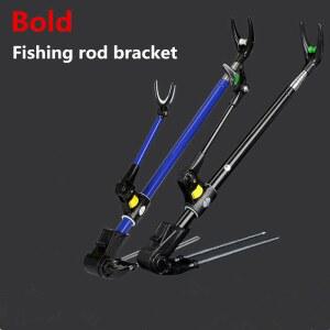 1 7m/2 1m/2 4m 새로운 스테인레스 스틸 두꺼운 수축 낚시대 브래킷 낚시 이중 사용 액세서리 도구 야외