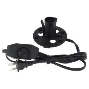 RTNLTI 소금 램프 코드 교체품, 조광기 스위치 , 베이스 및 어셈블리 1.5M(5피