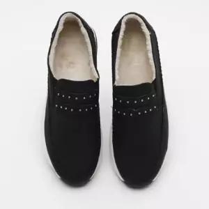 모카신 여성 털 운동화 겨울 슈즈 기모안감 방한신발 중년화