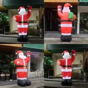 ( )250cm LED 에어벌룬 대형 빨간모자 산타 행사장 어린이집