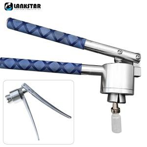 유리 병 크림 퍼 휴대용 향수 스프레이 씰링 기계 뚜껑 압착 도구 13/15/18/20mm