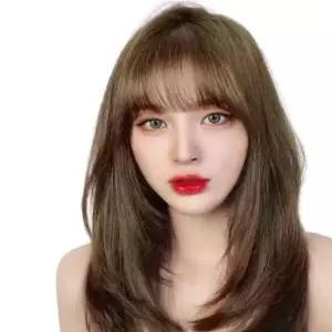 여성 생머리 통가발 머리가발 헤어가발 여자인모가발