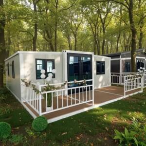 접이식 컨테이너 하우스 20/40피트  금속 3베드룸 형 모듈식 조립식 확장형 소형 주택