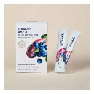 /단독슬로가닉 블루베리 100 12박스