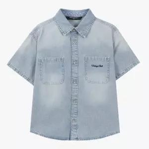 [롯데백화점]인디고뱅크키즈 경량 반팔 데님셔츠 IKYC26401