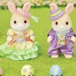 실바니안 패밀리 마가렛 토끼 커플세트 인형 피규어 장난감 Qaq4+5grr