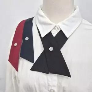 [하프클럽/]여성 기본 나비넥타이 크로스 데일리 스카프 보타이