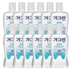 가그린오리지날 가그린 제로 구강청결제 750ml x12개(한박스)
