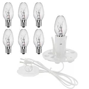 티첸 히말라야 소금 램프 코드 화이트, ), 코드(3.34인치 교체 스위치 6피트(디머