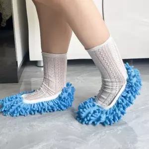 빨아쓰는 실내 청소슬리퍼 먼지제거 실용화