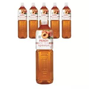 [셀러허브]대상 복숭아 아이스티 시럽 1.47L X 6개+펌프 1개 피치 (S14651303)
