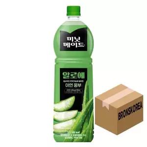 [셀러허브]코카 미닛메이드 알로에 1.5L X 12ea 주스 알로에주스 음료수 PET (S15806461)